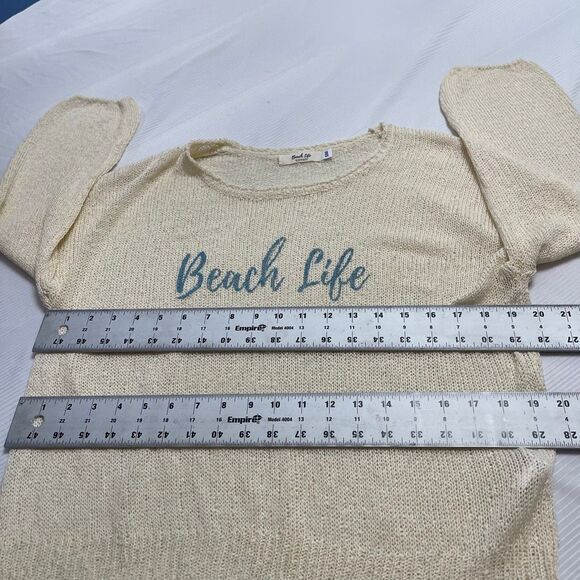 Beach Life Women’s Long Sleeve Sweater Size S/M - Picture 5 of 8